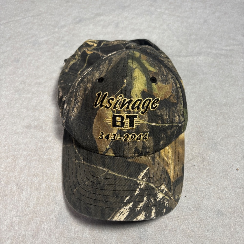 Vintage AJM International Camouflage Embroidered Cap